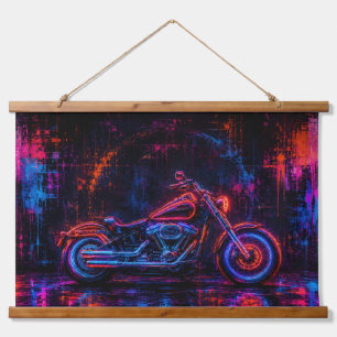 Motorcycle Art Hanging Tapestry