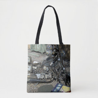 Motorcycle Art Tote