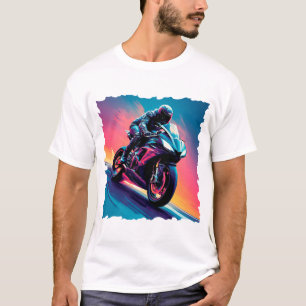 Motorcycle at high speed T-Shirt