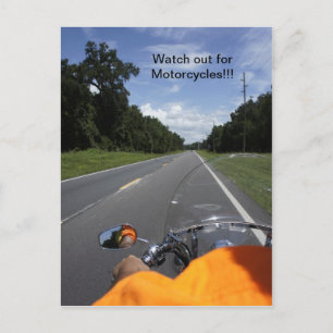Motorcycle Awareness Postcard