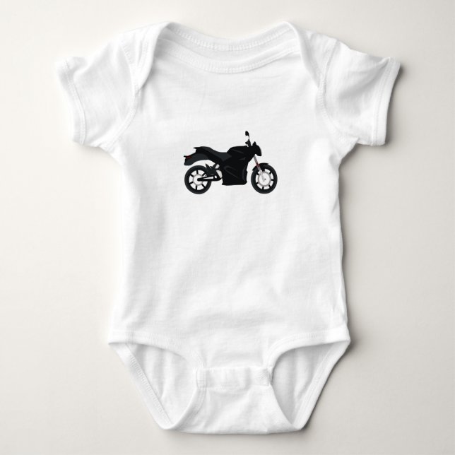 Motorcycle  baby bodysuit (Front)