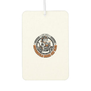 Motorcycle Biker Cat Pet Lover Shirt Art - Motorcy Car Air Freshener