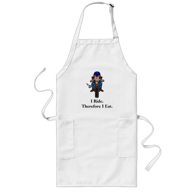 Motorcycle Biker Chef Apron (Front)