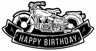 Biker Birthday Crafts Party Supplies Zazzle Com Au