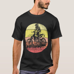 Motorcycle Biker Rider Motorcross Bike Retro T-Shirt