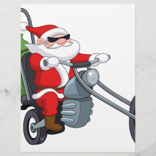 motorcycle biker santa claus