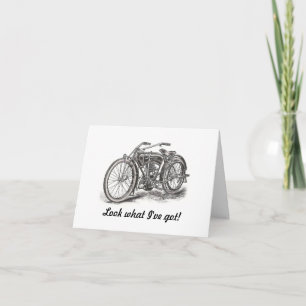 Motorcycle Birthday Card