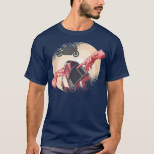 Motorcycle Blessed Motorcycle Helmet Biker Athlete T-Shirt