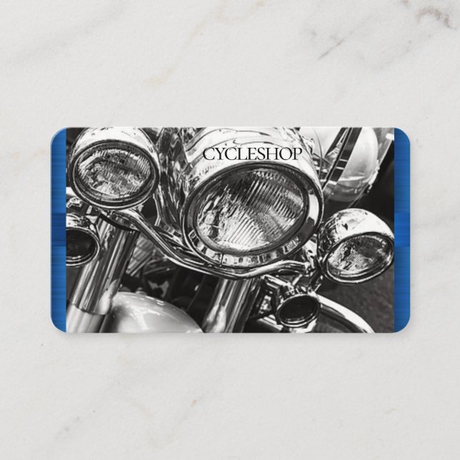 Motorcycle Business Card (Front)