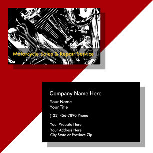 Motorcycle Business Cards