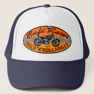 Motorcycle Cafe racer Trucker Hat