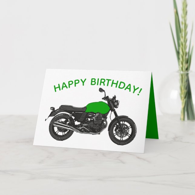 Motorcycle Card (Front)