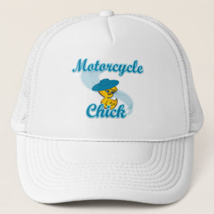 Motorcycle Chick #3 Trucker Hat
