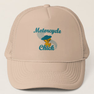 Motorcycle Chick #3 Trucker Hat