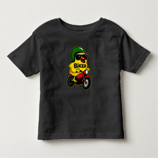 Motorcycle Chick Biker Toddler T-Shirt