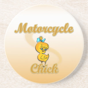Motorcycle Chick Coaster