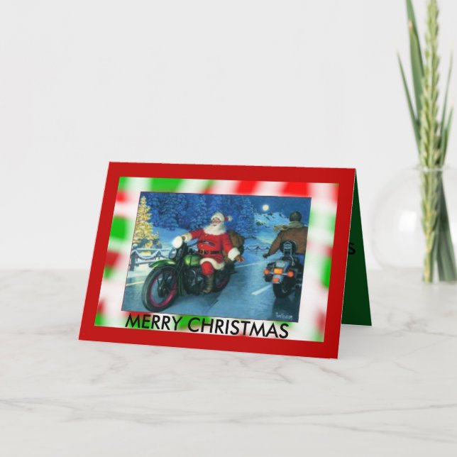 Motorcycle christmas card (Front)