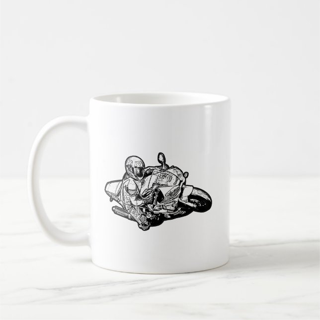 Motorcycle  coffee mug (Left)
