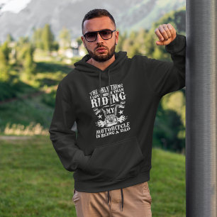 Motorcycle Dad Biker Hoodie