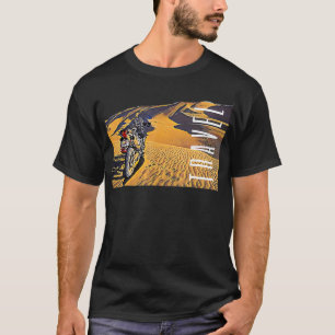 Motorcycle Desert Travel Adventure Bike T-Shirt