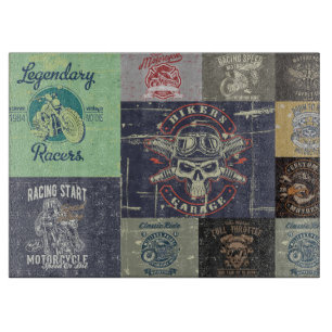 Motorcycle Design Cutting Board