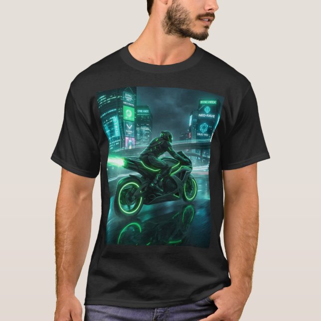 Motorcycle Designed T-Shirt (Front)