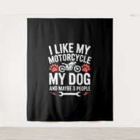 Motorcycle Dog Sarcastic Quote Dog Humour