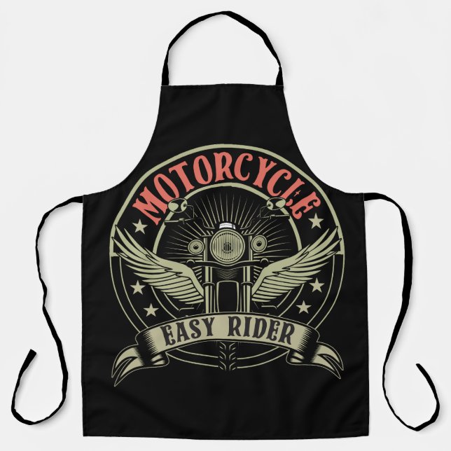 motorcycle easy rider motorcycle design apron (Front)