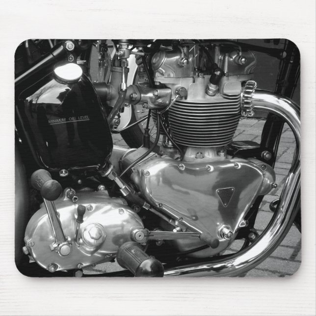 Motorcycle Engine Mouse Pad (Front)