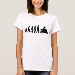 Motorcycle Evolution Funny Racing Sport Street Bik T-Shirt