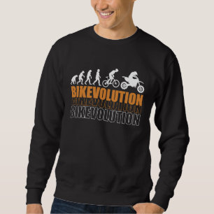Motorcycle Evolution Motocross Biker Motorcyclist Sweatshirt