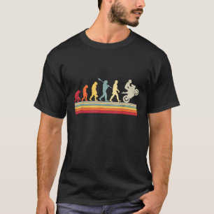Motorcycle Evolution Vintage Biker Motorcyclist T-Shirt