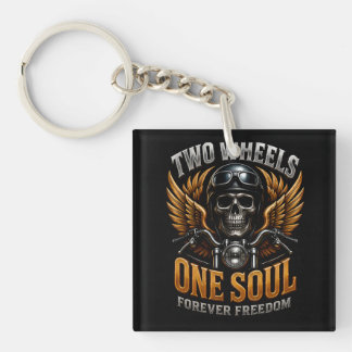🦅 Motorcycle Freedom Graphic For Riders 🏍️ Key Ring