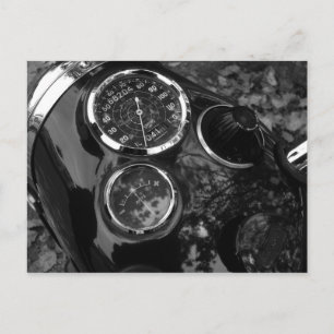 Motorcycle Gauges Postcard