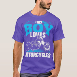 Motorcycle gift for boys motor bike gift for kids T-Shirt