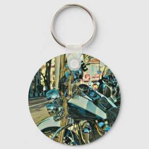 Motorcycle gift key ring