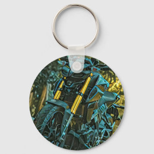 Motorcycle gift key ring