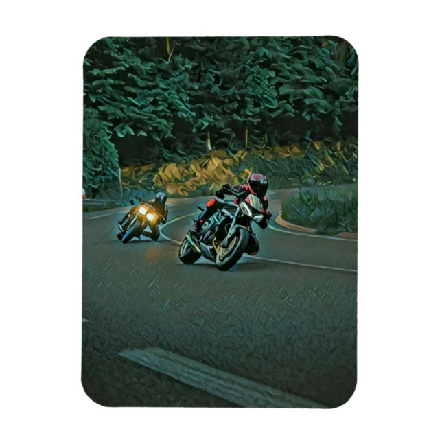 Motorcycle gift magnet (Vertical)
