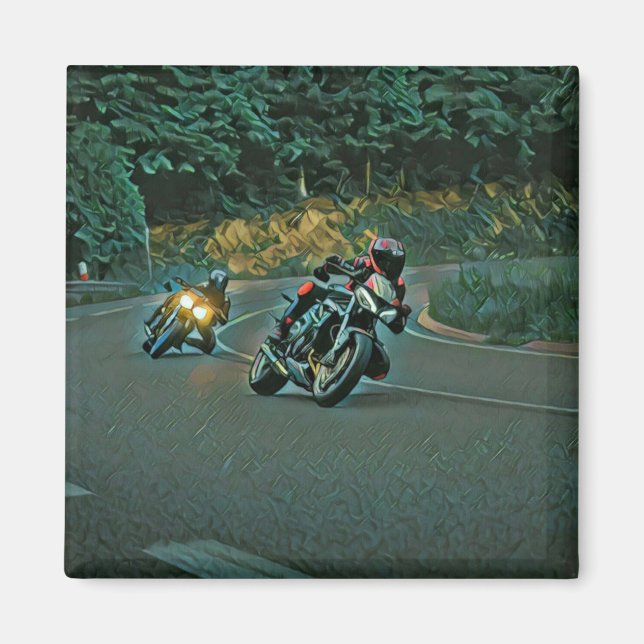 Motorcycle gift magnet (Front)