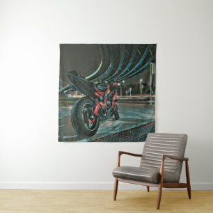 motorcycle gifts for boyfriend tapestry