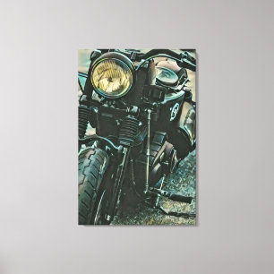 motorcycle gifts for him canvas print