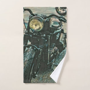 motorcycle gifts for him hand towel