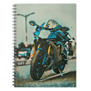 motorcycle gifts for him notebook