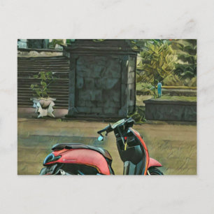 motorcycle gifts for him postcard