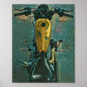 motorcycle gifts for him poster