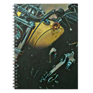 Motorcycle gifts notebook