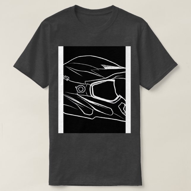 Motorcycle Helmet 3 T-Shirt (Design Front)
