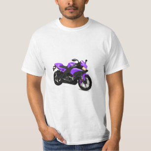 Motorcycle image for Men's-T-Shirt-White T-Shirt