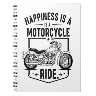 Motorcycle in Desert Cactus Western Set (3) Notebook