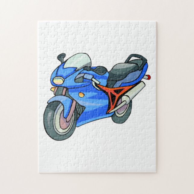 Motorcycle Jigsaw Puzzle (Vertical)